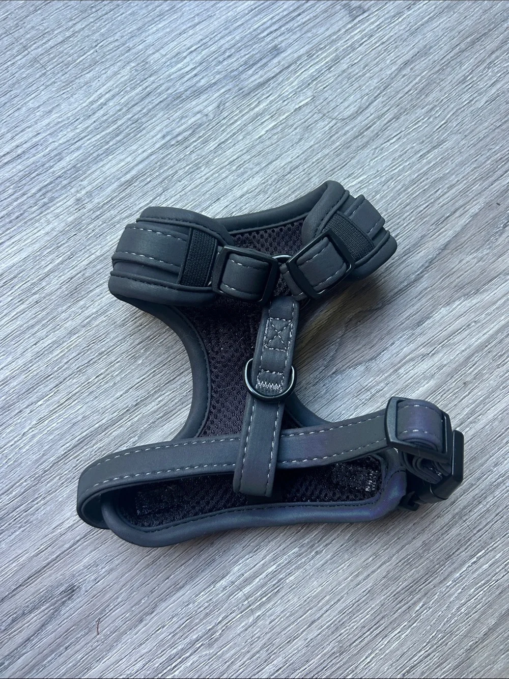 Iridescent Reflective Sassy Woof Adjustable Dog Harness